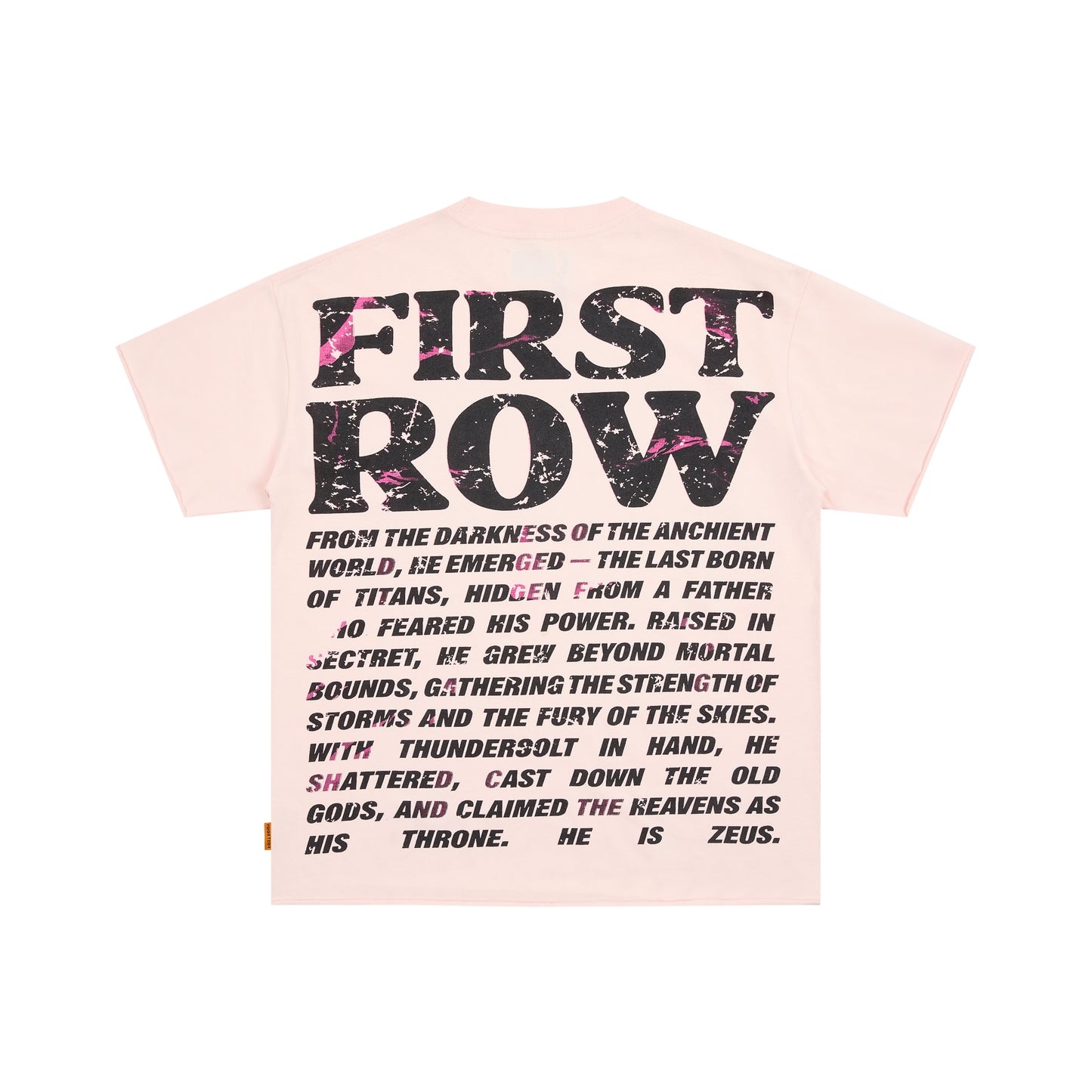 First Row Oversized