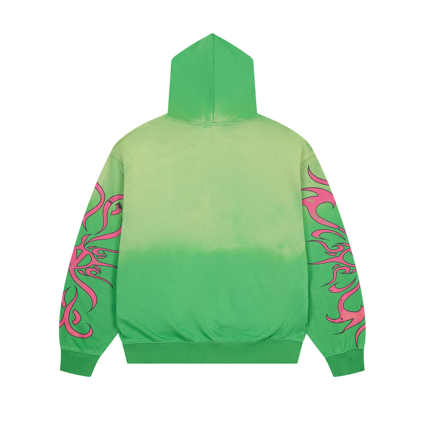 Valley Oversized Zip-Up Hoodie - Green